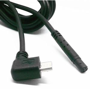 Right angle micro usb to 4pin camera cable for BM Car Camera