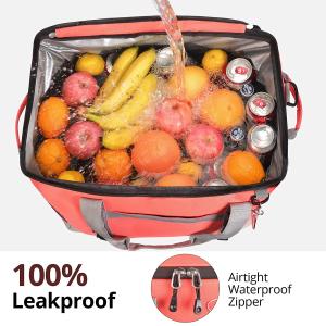 Leak Proof Insulated Cooler Bag Soft Sided No Leak Backpack Cooler 75 Can