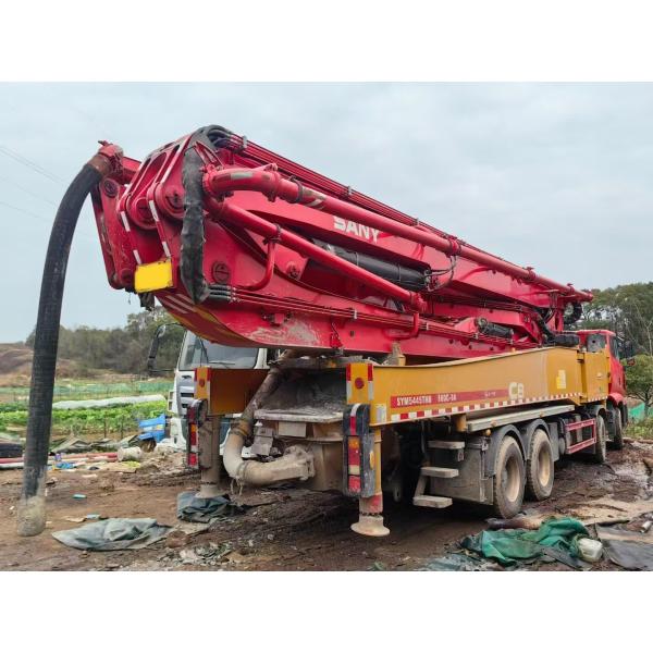 2021 Used 56m Concrete Pump Truck with Sany Self-Made Chassis Diesel Powered
