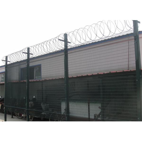 High Security Anti Climb Mesh Fence Panels ,3" x 0.5" diameter 4.00mm ,12.7mm x