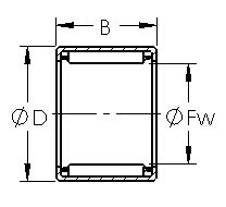 Bearings - Needle Roller - Cage Type Size Precision Shafting To Suit Bearings