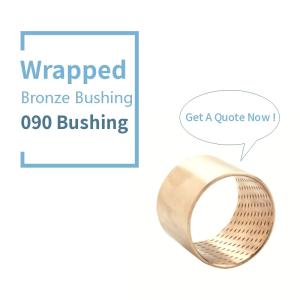 CuSn8 Wrapped Bronze Bushing With Holes