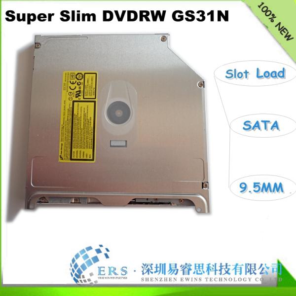 Quality Brand New Used for Macbook pro Slot Loading Internal SATA Laptop Optical Drive DVD Burner GS31N wholesale
