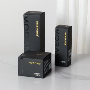 Personalized Perfume Essential Oil Packaging Boxes With Black Custom Design