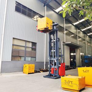 1T 1.5T Stand On 3 Direction Forklift Pallet Stacker Electric For Warehouse