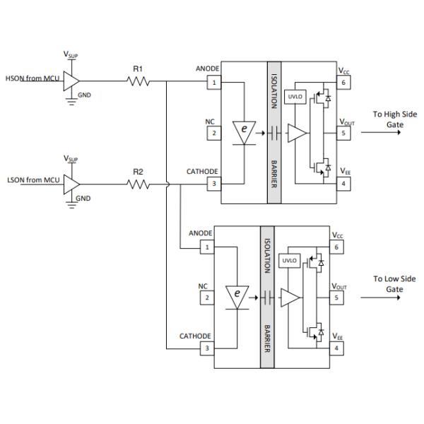 UCC23313BQDWYRQ1 Gate Driver Capacitive Coupling 3750Vrms 1 Channel 6-SOIC Package
