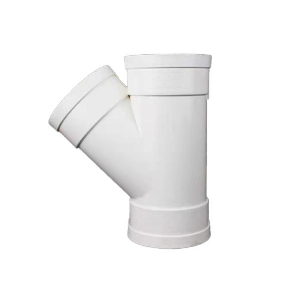 Elbow PVC Drainage Pipe Coupling Fittings 2.0mpa Skew Tee For Water
