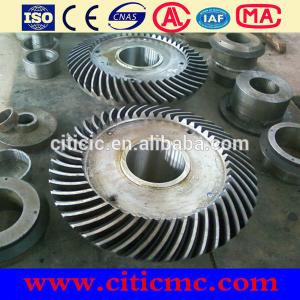 Small Bevel Pinion Gear Steel American Standard For Hammer Crusher