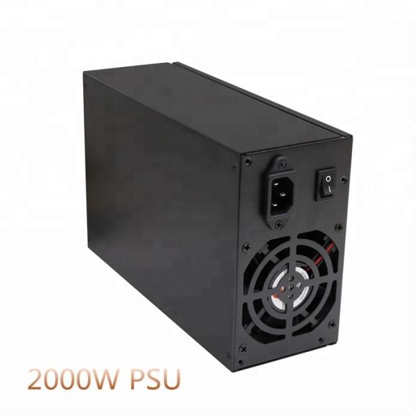 Quality Wholesale PSU 90 Plus Gold power 220V 2000W Power Supply With Silent Fan For GPU wholesale