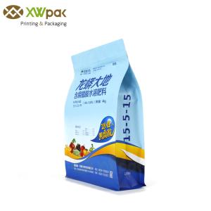 Plastic Block Square Flat Bottom Bag k For Food Packaging Custom Color
