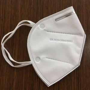 PM 2.5 Protection Folding FFP2 Mask White Color Fold Ffp2 KN95 Mask