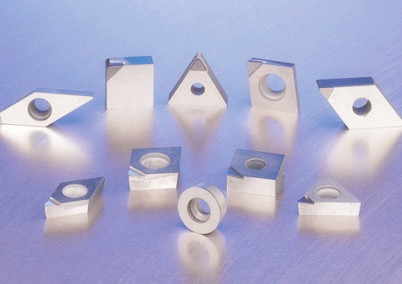 TCGW16T304A07 PCD Brazed Tips Diamond Cutting Tips For Aluminum Alloy Copper Alloy