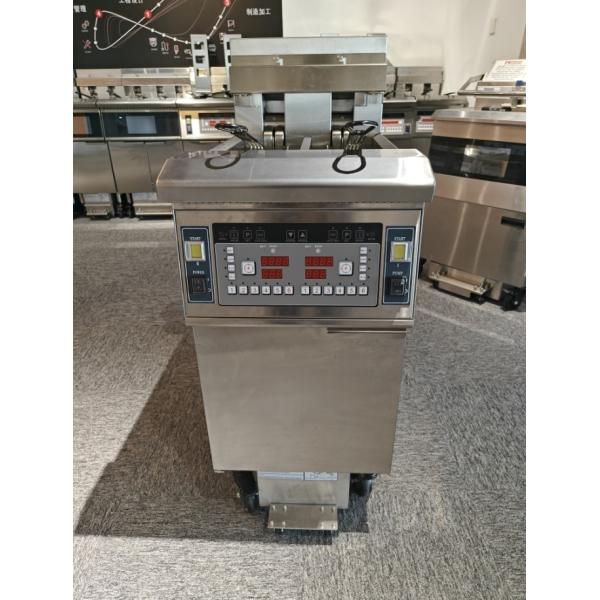 Two Pots Two Baskets 13L*2 Small Capacity Save Oil Electric Open Fryer With Oil Filtration