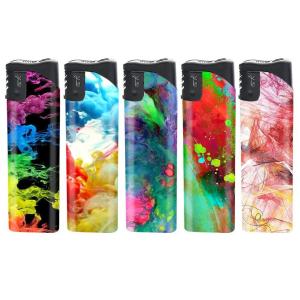 Kerosene Lighter LED Light Cigarette Lighter Refillable Gas Lighters Smoking