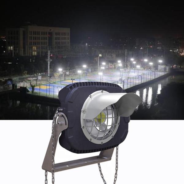 Solar Panel 6500K Led Stadium Lights Flood 182000lm 1400w Aluminum