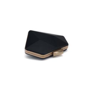 Pentagonal Shape Gold Metal Clasp Box Clutch Frames For Woman Evening Bag