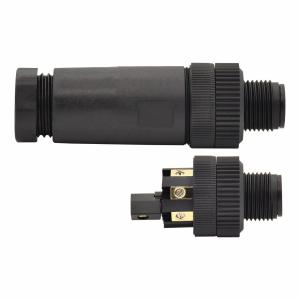 High Performance Circular Plastic Connectors With Tpu Gf Insert And Fix Screw