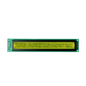 Cheap STN Yellow Green Character LCD Module SPLC780D Controller Type 5V Powered for sale