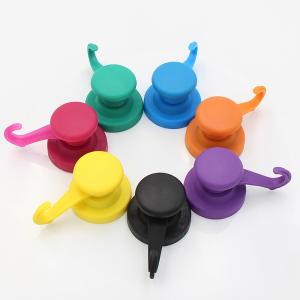Cheap Plastic Strong Magnetic Hook Big Size Colorful Home Use Custom for sale