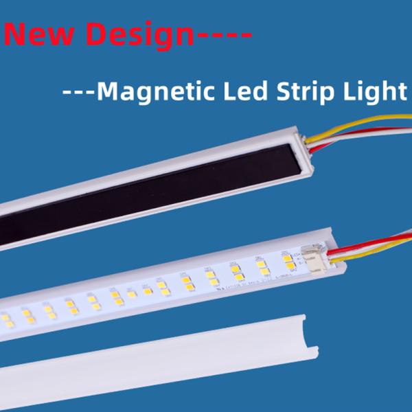 2FT 25W Tunable CCT Led Magnetic Linear retrofit Kit PC Lens for Customizable Lighting