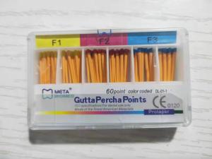Cheap F Series Protaper Next Gutta Percha , F1 F2 F3 F4 Size Dental GP Points ISO Approved for sale