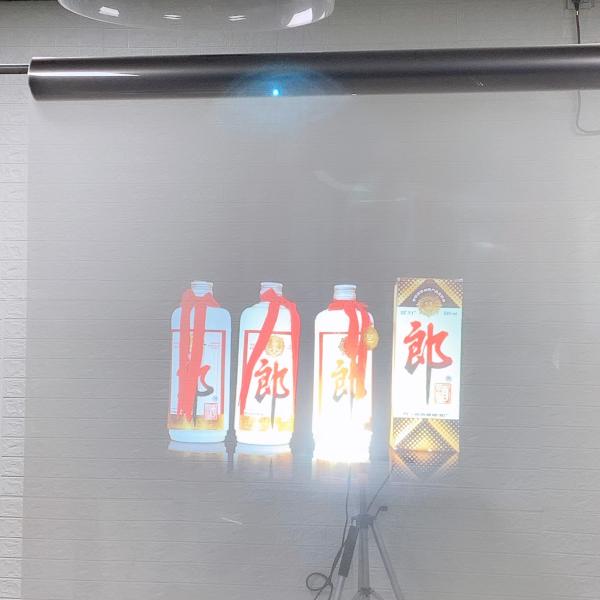 Quality Adhesive Mirror Holographic Galss Projection Film high brightness wholesale