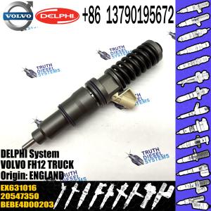 China Diesel Fuel Injector 20510724 BEBE4D00203 EX631016 E3.0 for VOL FH12 TRUCK 425 / 435 BHP on sale