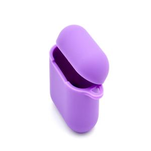 Macaron Color Silicone Cover With Keychain For Airpods 2nd 1st Charging