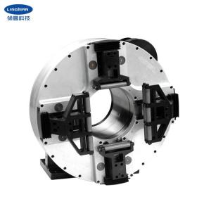 Professional Automatic And Pneumatic 4 Jaw Laser Rotary Chuck For Metal Pipe Cutter