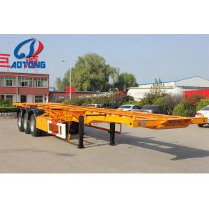 35/50 Tons 2/3 Axles Heavy Duty 20ft 53ft Flatbed Semi Trailer for Container