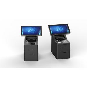 Hotel Self Service 65W Check In Kiosk With MIC Key Card Dispenser