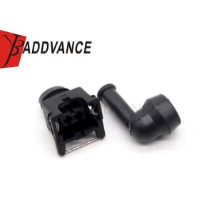 Female Waterproof 2 Way EV1 Fuel Injector Connector Housing With 90 Degree