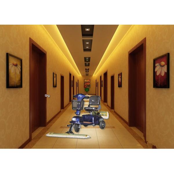 Quality Blue BS3900 Driving Type Electric Floor Sweeper With Basket Wet  / Dry Function wholesale