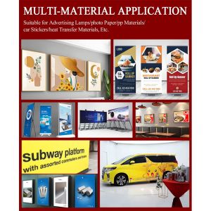 Digital Eco-Solvent Inkjet Printer for Creating Customised Poster Wallpaper Car