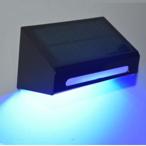 China IP65 150MAH Waterproof Solar Fence Light Rechargeable ABS PC on sale