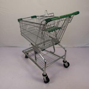CE 100L Supermarket Grocery Store Shopping Cart Customized Logo And Color