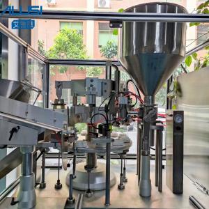 Soft Cosmetic Cream Plastic Tube Filling And Sealing Machine 4000PCS/H Automatic