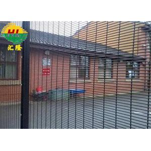 Anti Climb Flat Or Curve 358 Welded Mesh Security Fencing 8GA Multipurpose