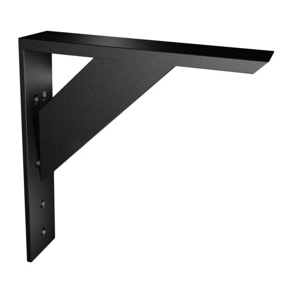 Quality Custom Powder Coated Black Carbon Steel Furniture Bracket for Floating Shelf Bracket wholesale