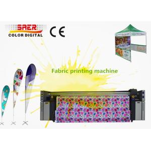 China 1800DPI Sublimation Digital Fabric Printing Machine Piezo Technology on sale