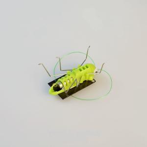 ECO Friendly Green Solar Powered Grasshopper For Kids Customized Logo