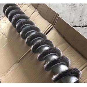 China Dust Removal And Grinding Steel Wire Roller Brush With External Spring Brush on sale