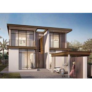 China Luxury Prefabricated Luxury Villa Light Steel Framing Prefab House US on sale
