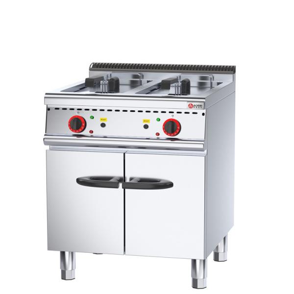 Quality High Capacity 48L 2 Tanks 2 Baskets Deep Fryer Machine for Commercial Food Preparation wholesale
