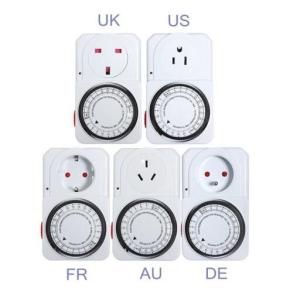 220V Programmable Grounded Plug In Timer socket