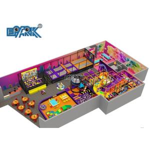 Kids Trampoline Center Soft Play Indoor Playground With Tube Slide Ocean Ball