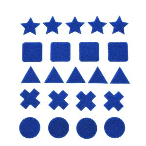 Irregular Polka Adhesive Hook And Loop Handcrafted Hook and Loop Stickers For