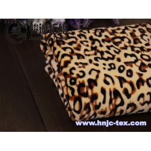 Environment friendly leopard pattern imitated cuddle soft velboa for home