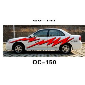 Cheap Environment-friendly PVC Custom Car Body Sticker QC-150G for sale