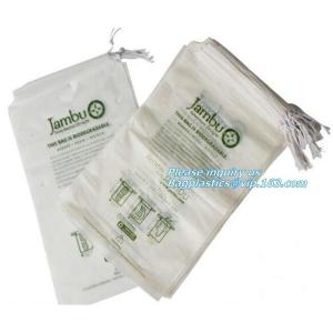 biodegradable compostable eco friendly orn starch dry cleaning laundry bag,